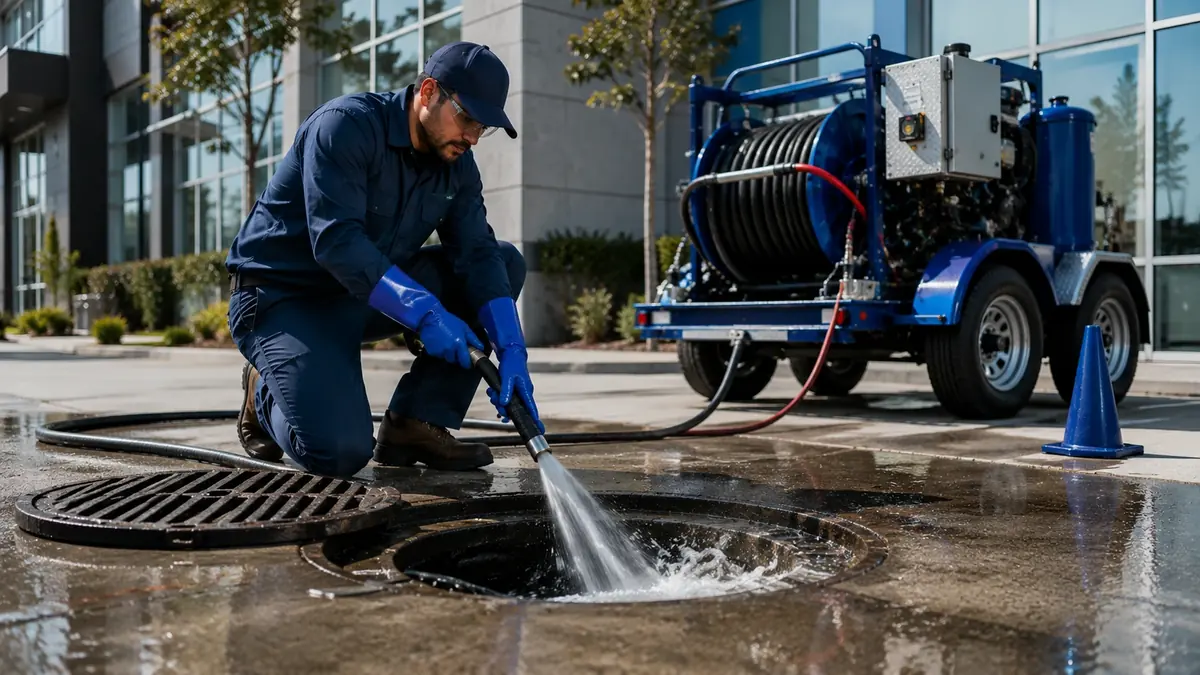 Commercial Hydro Jet Drain Cleaning in Posey