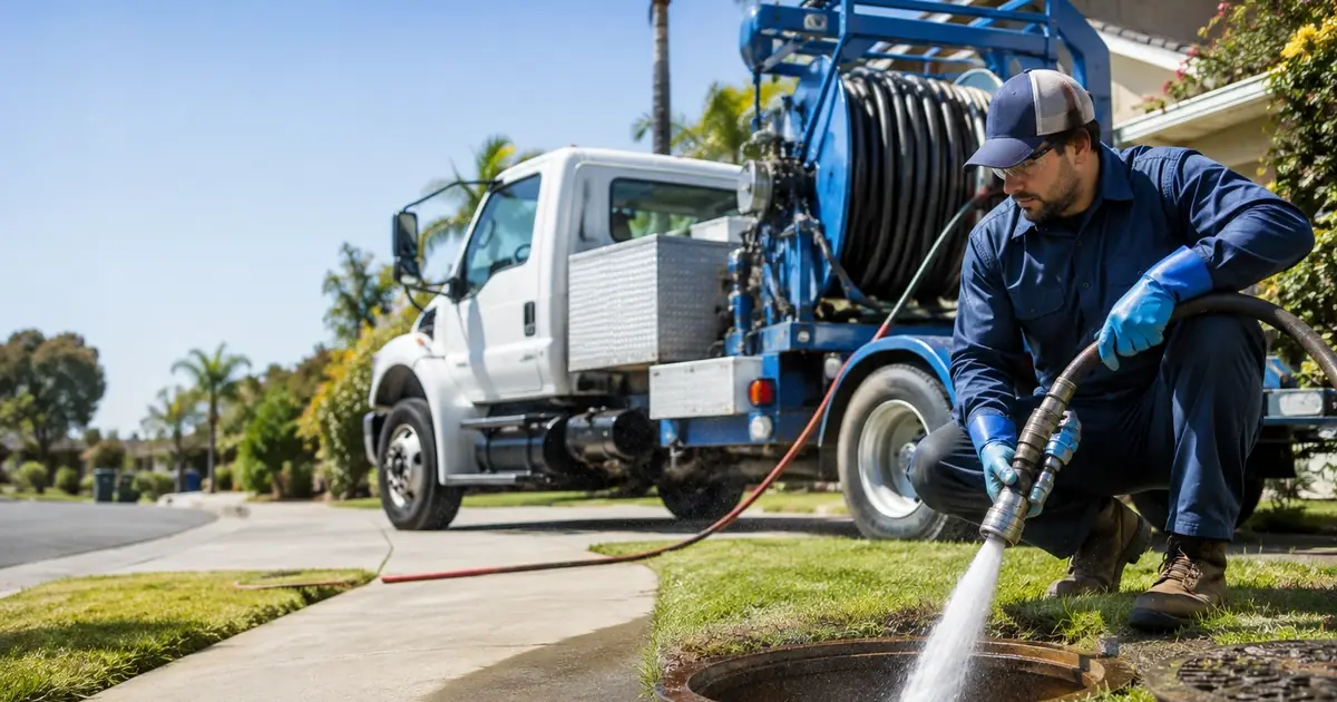 Hydro jet sewer cleaning Posey
