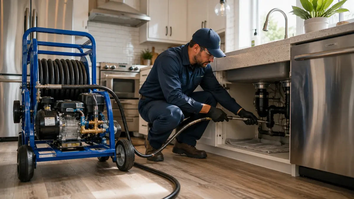 Kitchen Drain Hydro Jetting in Posey