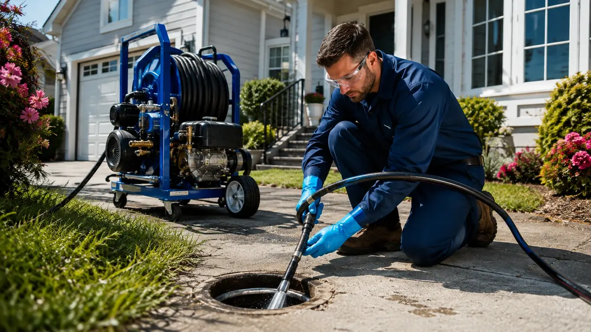 Residential Hydro Jet Drain Cleaning in Posey