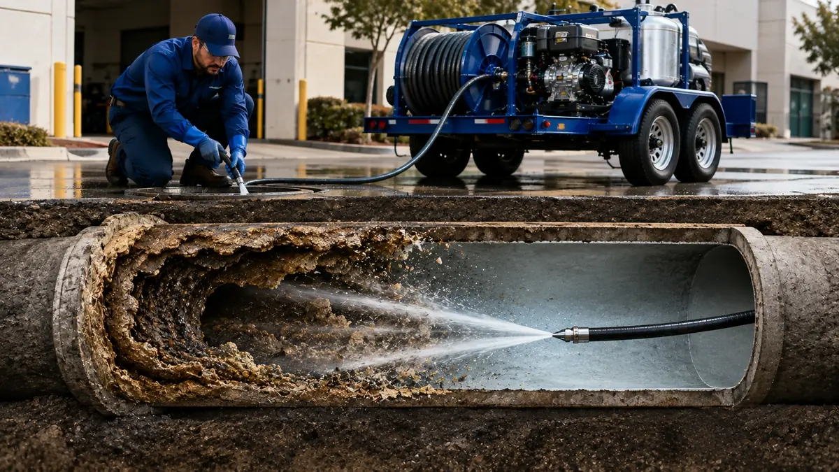 Sewer Pipe Descaling in Posey